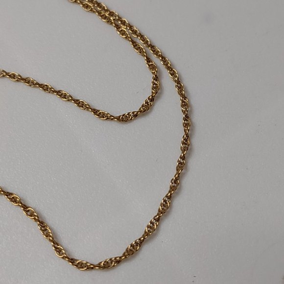 16.5 Inch Gold Filled Apple Necklace - Picture 6 of 12